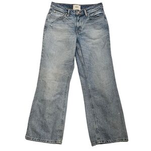 BDG Wide Leg Jeans Mid Rise Medium Wash Denim - Women's Size 27